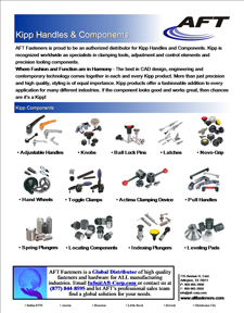 AFT is a proud supplier of Kipp Handles and components.