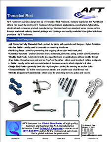 AFT is the place for threaded rods and studs.
