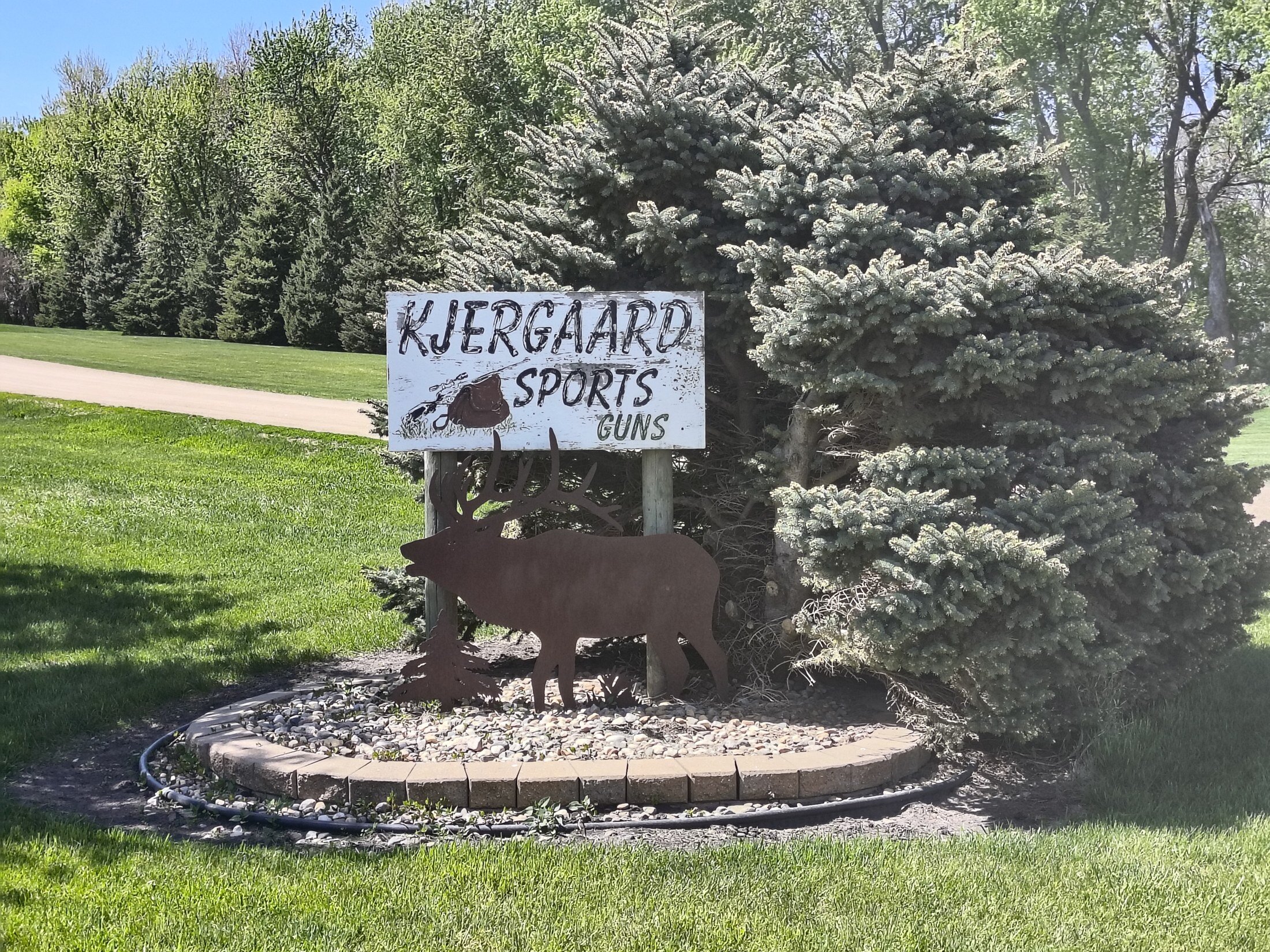 Large in-store selection at Kjergaard Sports