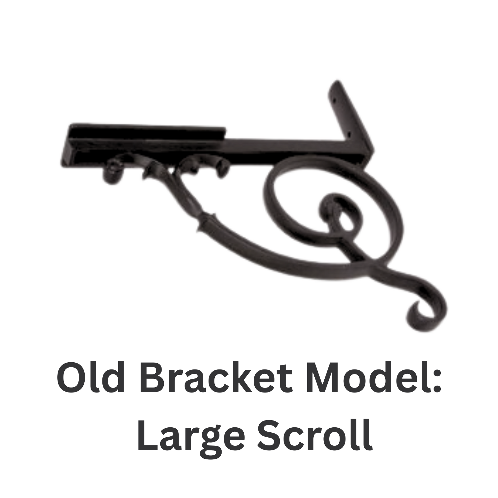 Large scroll Old Bracket