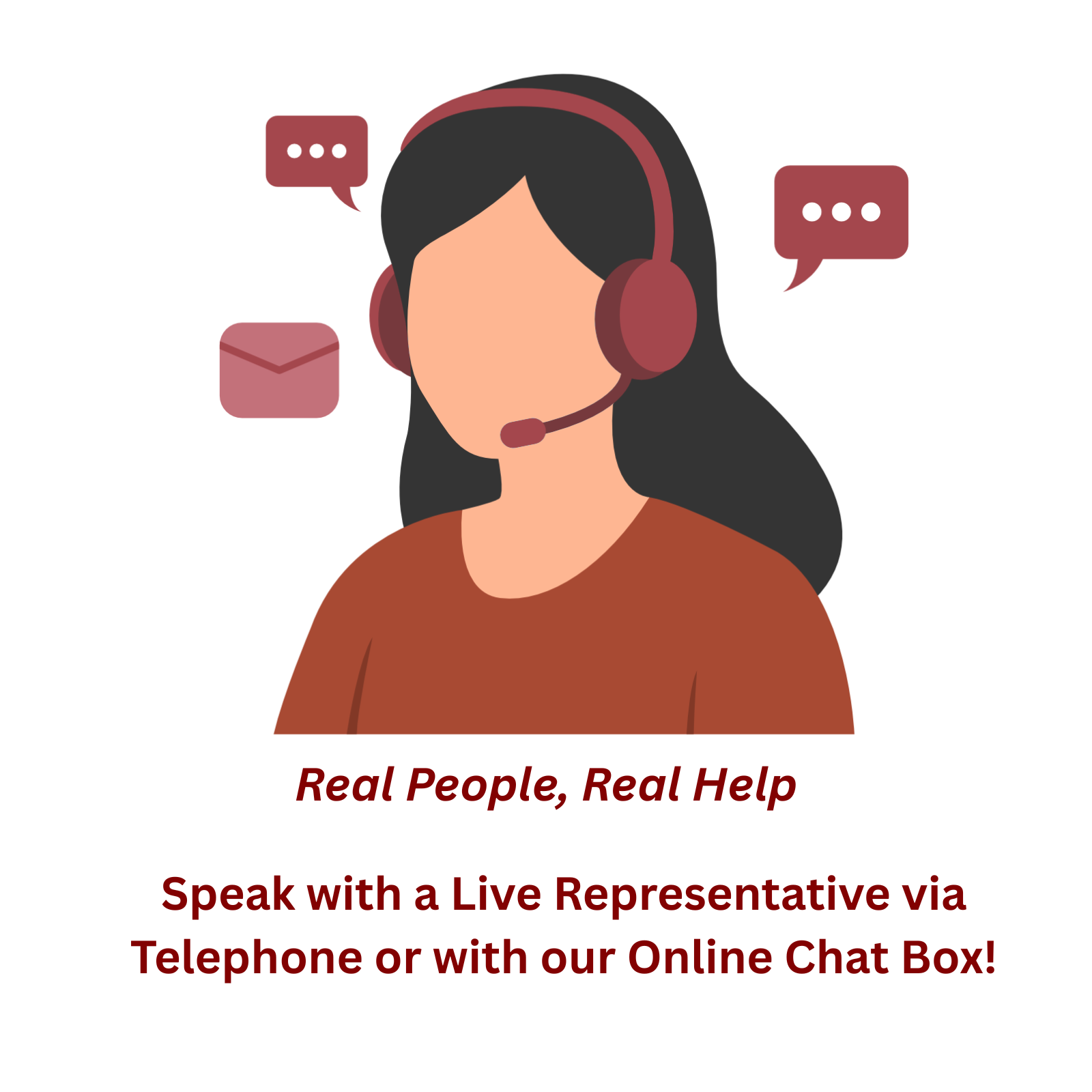 Live Representative at Midatlantic Mailbox