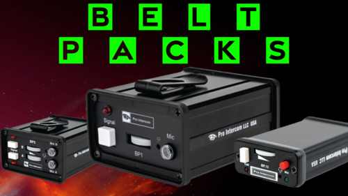 Pro Intercom Belt Packs Products