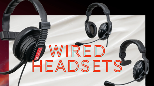 Pro Intercom Wired Headsets Products
