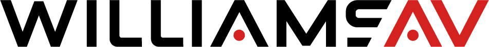 Williams AV_logo_black_red_CMYK