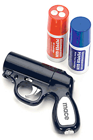 Pepper Mace® has a powerful Oleoresin Capsicum (OC) pepper formula that creates an intense burning sensation and causes an attacker’s eyes to slam shut upon direct contact. Pepper Mace® has a powerful Oleoresin Capsicum (OC) pepper formula that creates an intense burning sensation and causes an attacker’s eyes to slam shut upon direct contact.