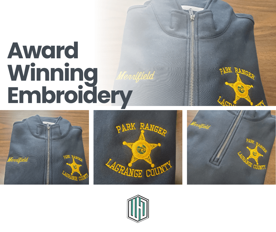 Embroidery example - Park Ranger jacket