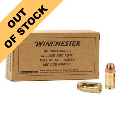 Sg380w 380 Acp Ammo 95 Fmj 50 Rounds Winchester Service Grade 380 Acp Auto Ammo 95 Grain Full Metal Jacket 50 Rounds Product Details Sg380w 380 Acp Ammo 95 Fmj 50 Rounds Winchester Service Grade 380 Acp Auto Ammo 95 Grain Full Metal Jacket 50 Rounds Product Details
