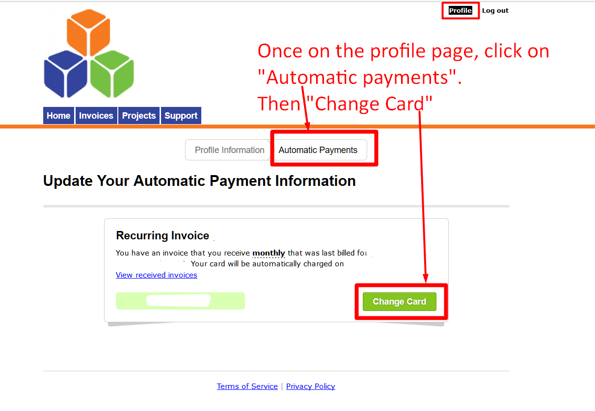 Update billing step 3