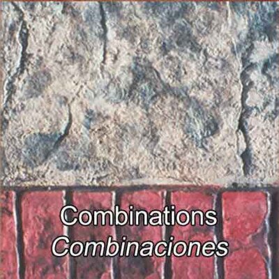 Concreto estampado dos colores SPG