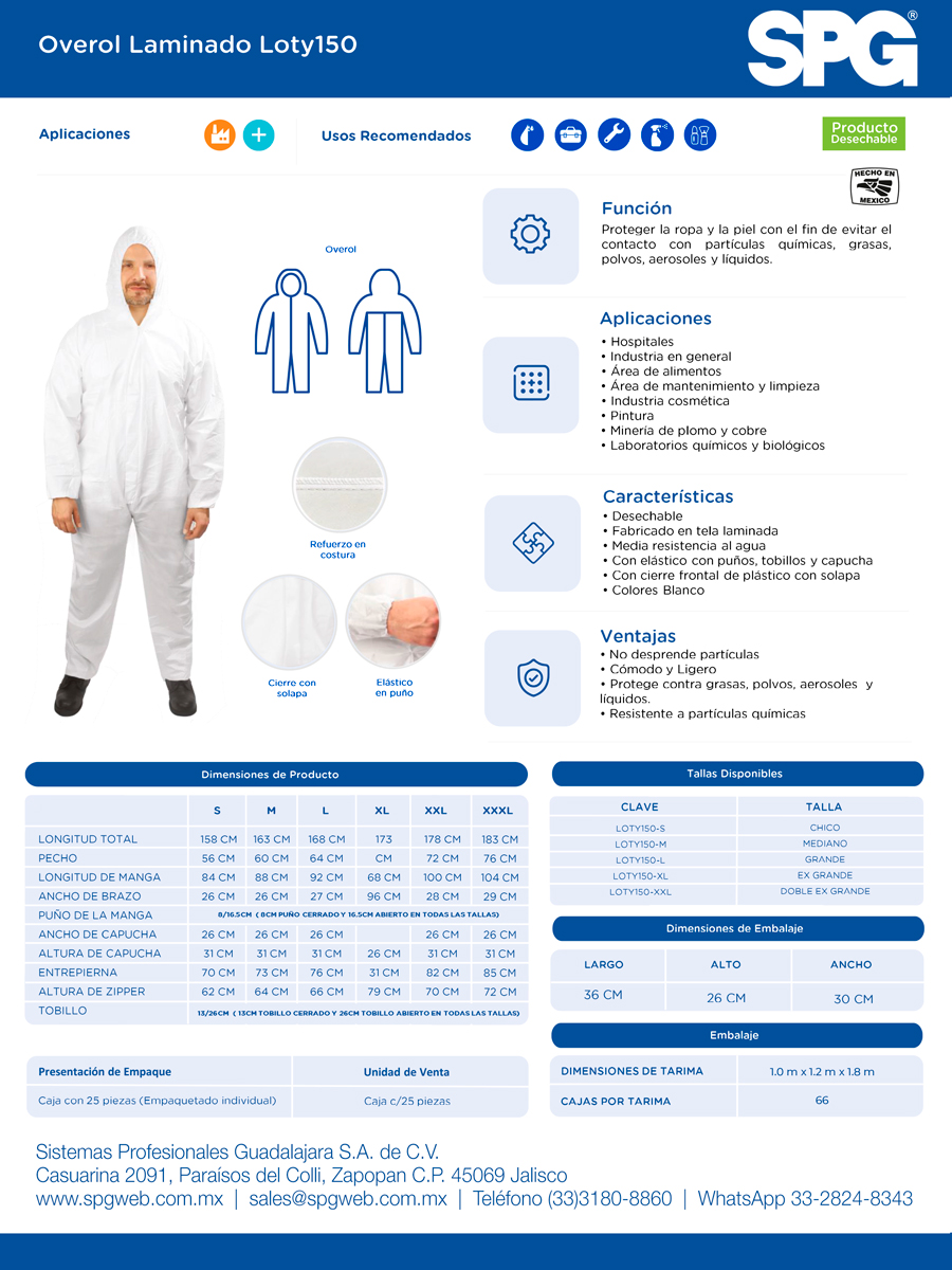 Overol Negro PEMEX - Cardinali Uniformes