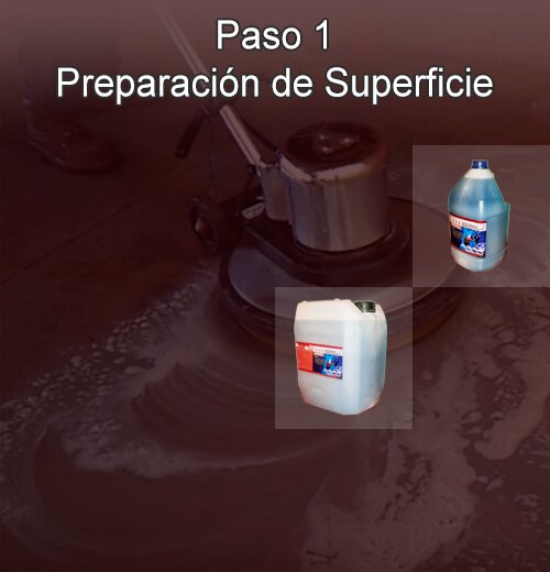 Preparación de superficie para reparación de pisos de concreto SPG
