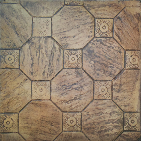 RM017 SPG® Molde para concreto estampado Adoquín decorado, octagon