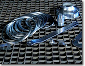 Zinc plating provides excellent corrosion resistance.
