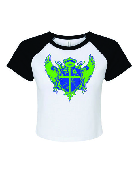 empire 23 cropped baseball tee