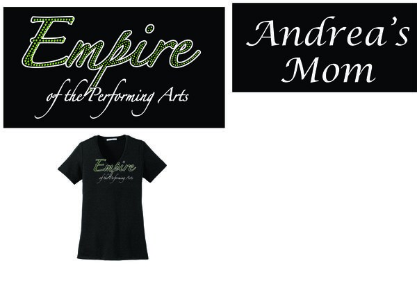 empire v neck tee