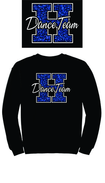hhs d 21 black crew glitter