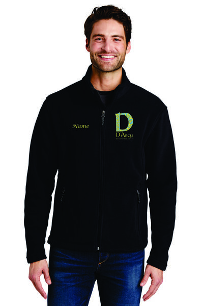 darcy fleece full zip emb