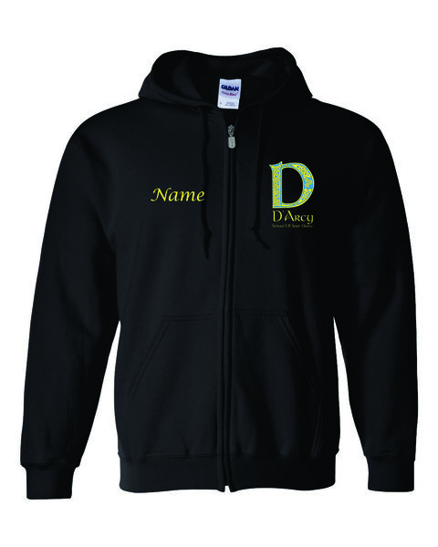 darcy full zip sweatshirt