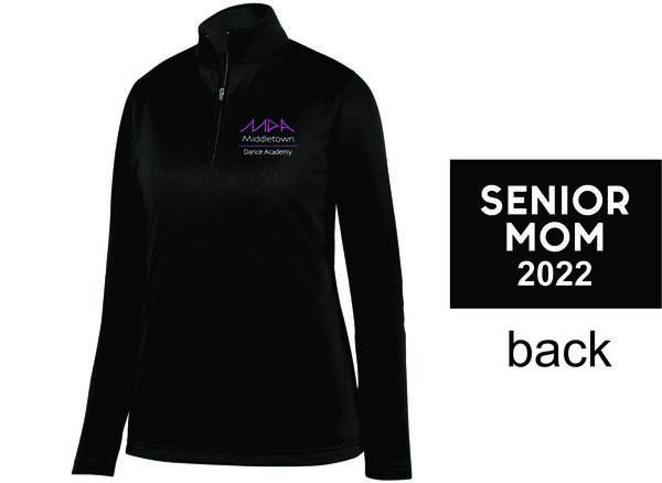 mda 22 quarter zip senior mom