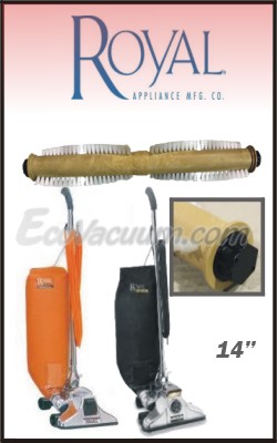 Brushroll, Dirt Devil~Royal- Metal Uprights, Everlast- 14"- No Speed Sensor Magnet- out of stock