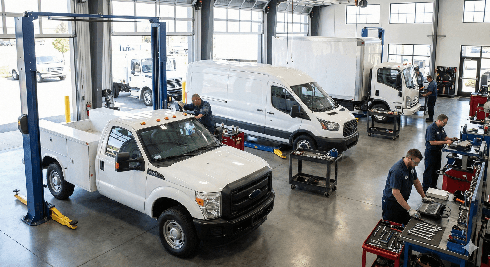 Commercial truck repair services