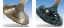 Clean valve vs dirty valve comparison