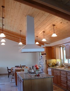 range hood for vaulted ceiling