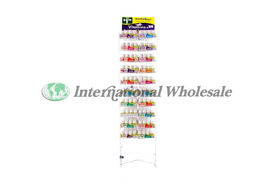 VITAMIN FLOOR DISPLAY HEALTHY SENSE 480CT, VITAMIN HEALTHY SENSE APPLE