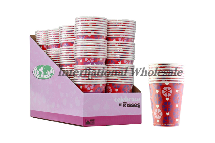 HERSHEY VAL 8PCS PAPER CUPS 9OZ, HERSHEY VAL 90PCS FOAM STICKERS ...