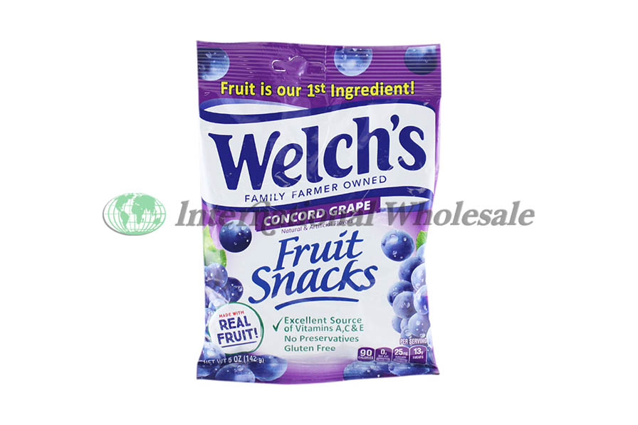 WARHEADS WEDGIES THEATER BOX 12/3.5 OZ, WELCH'S FRUIT SNACKS ZERO SUGAR