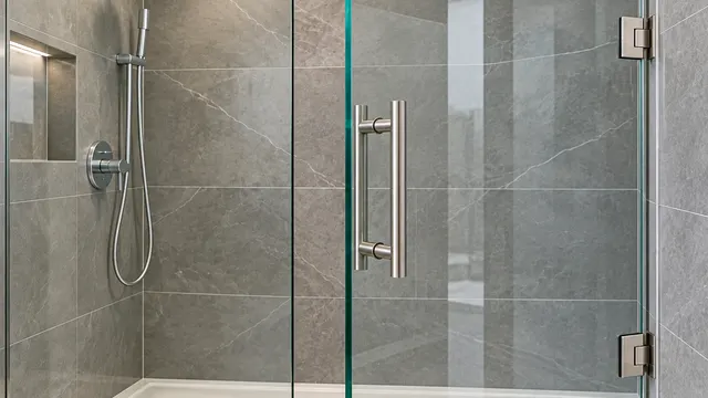 Glass shower doors
