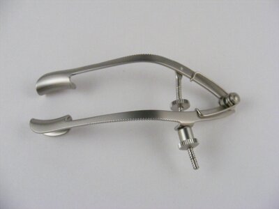 Lancaster Eye Speculum Solid Blades Blade Length 16mm OL 80mm (3 1/8")