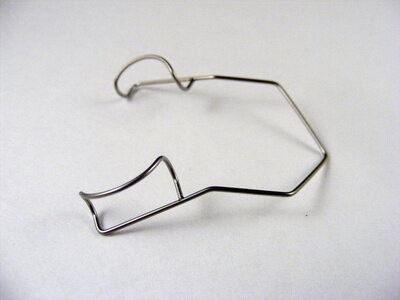 Temporal Wire Speculum, Closed Blade Length 15mm OL 40mm(1 5/8")