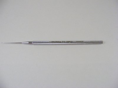Lester Lens Pusher Hour Glass Tip, Straight, With Guard OL 120mm (4 3/4")