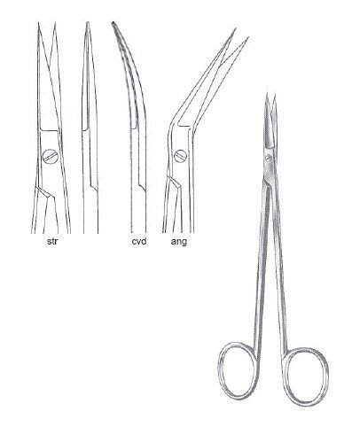 Kelly Scissors 6 1/4" ang s/s
