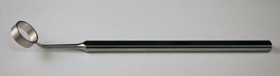 Camellin Style LASEK 9.5mm Alcohol Well, Flat Handle, Stainless Steel