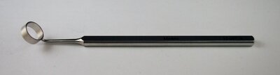 Camellin Style LASEK 8.5mm Alcohol Well, Flat Handle, Stainless Steel