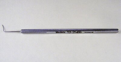 Girard Synechiae Spatula, semi-sharp, BW 0.5mm, OL120mm (4 3/4")
