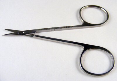 Bonn Eye Scissors Delicate Pointed Blades,Straight OL90mm (3 1/2")