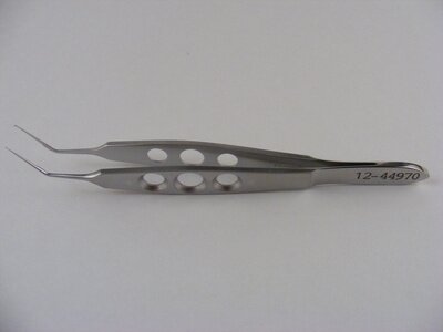 Utrata capsulorhexis forcep three hole handle Overall Length 100mm(3 7/8")