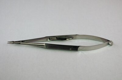 Needle Holder Delicate, Straight, w/lock OL 130mm(5 1/8"