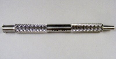 Infusion Handle Stainless Steel Infusion Handle, Male to Female luer lock connector, 10cm Overall Length, Stainless Steel