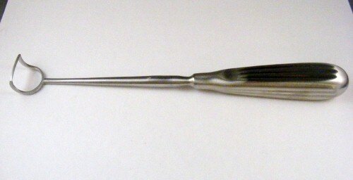 Barnhill Adenoid Curette, size 4 TW 19mm OL 220mm (8 3/4")