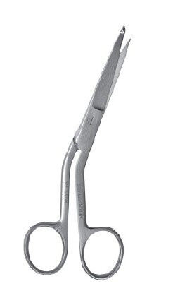 Hi-Level Bandage Scissors 5 1/2" serr angled