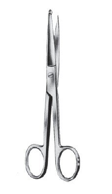 Knowles Bandage Scissors 5 1/2" str, one serr blade