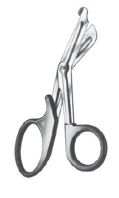 Utility Scissors 5 1/2" black plastic hdl