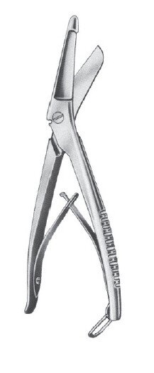 Utility Shears 8" serr blade locking clip