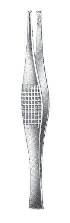 Ferris Smith Tissue Fcps 7" platform 1x2 serrated hdl