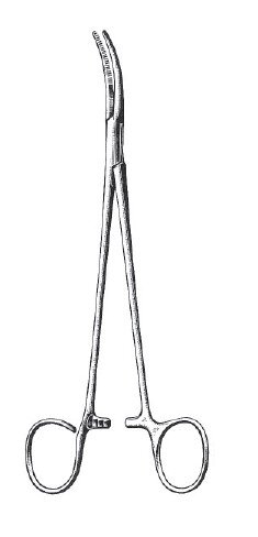 Schnidt Fcps 7 1/2" slight cvd one open ring