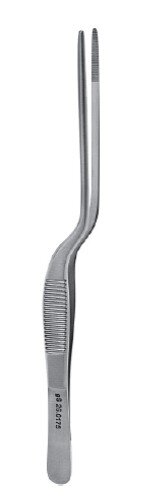 Lucae Ear Dressing Forceps 5 1/2″ bayonet handle serrated